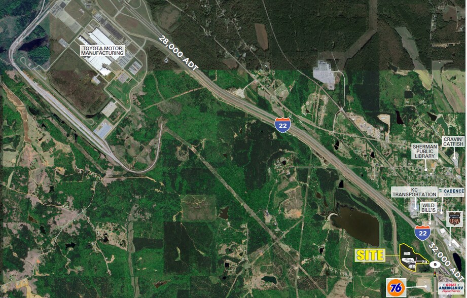 I-22 & SR 9, Belden, MS à louer - Photo de l’immeuble – Image 2 sur 2