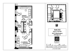 25 E Washington St, Chicago, IL à louer Plan de site– Image 1 sur 1
