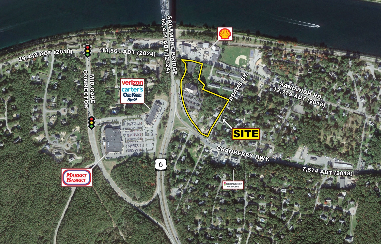 5 Cranberry Hwy, Bourne, MA à louer Aérien– Image 1 sur 2