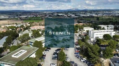 240 Rue Louis De Broglie, Aix-en-Provence, BDR - Vue aérienne  vue de carte