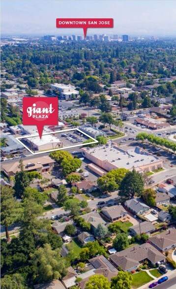 1579-1595 Meridian Ave, San Jose, CA à louer - Aérien – Image 2 sur 7