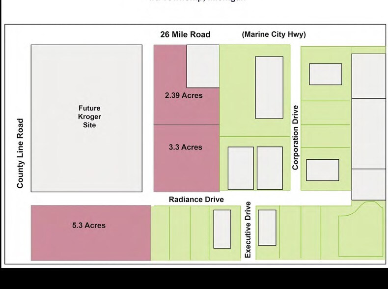 Radiance Dr, Ira, MI à vendre - Plan de site – Image 2 sur 2