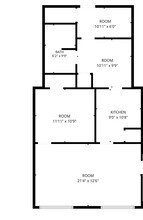 2378 & 2380 W Tahoe Ave, Caruthers, CA à louer Plan d’étage– Image 2 sur 2