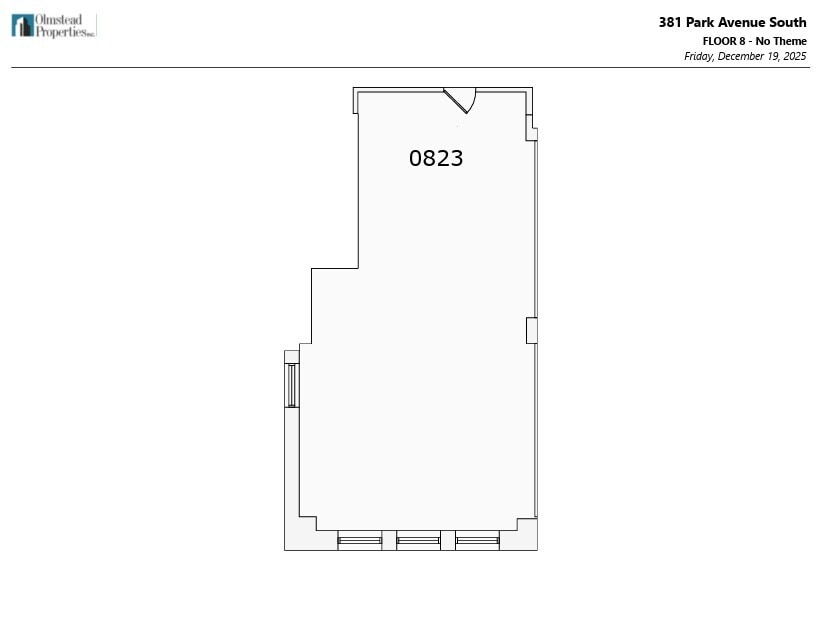 381 Park Ave S, New York, NY à louer Plan d’étage– Image 1 sur 1