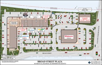 Route 34 & Broad St, Matawan, NJ à louer Plan de site– Image 1 sur 6