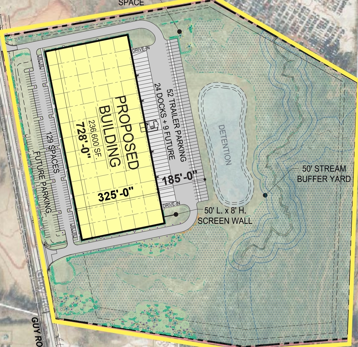 4520 Guy Rd, Clayton, NC à louer Plan de site– Image 1 sur 1