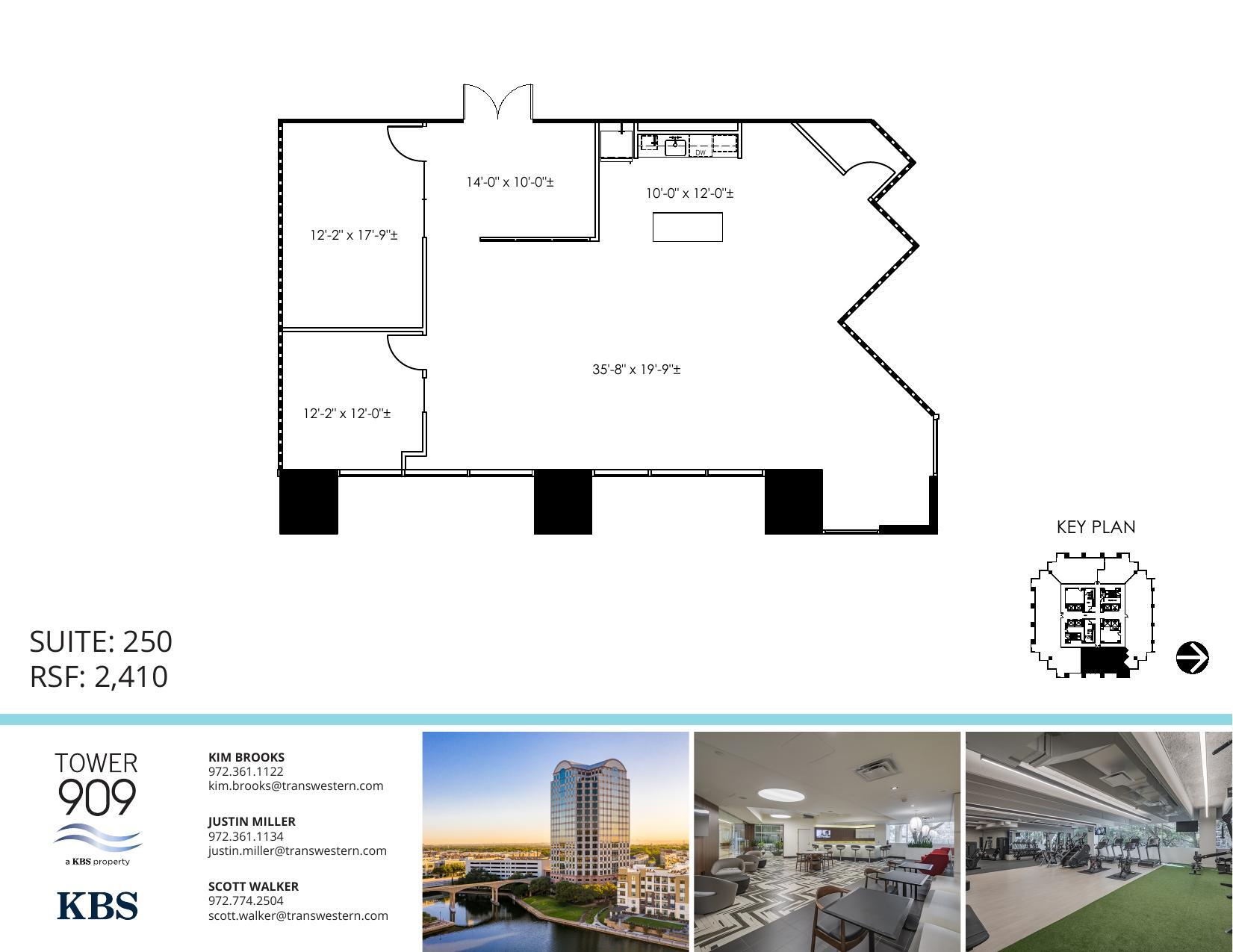 909 Lake Carolyn Pky, Irving, TX à louer Plan d’étage– Image 1 sur 1