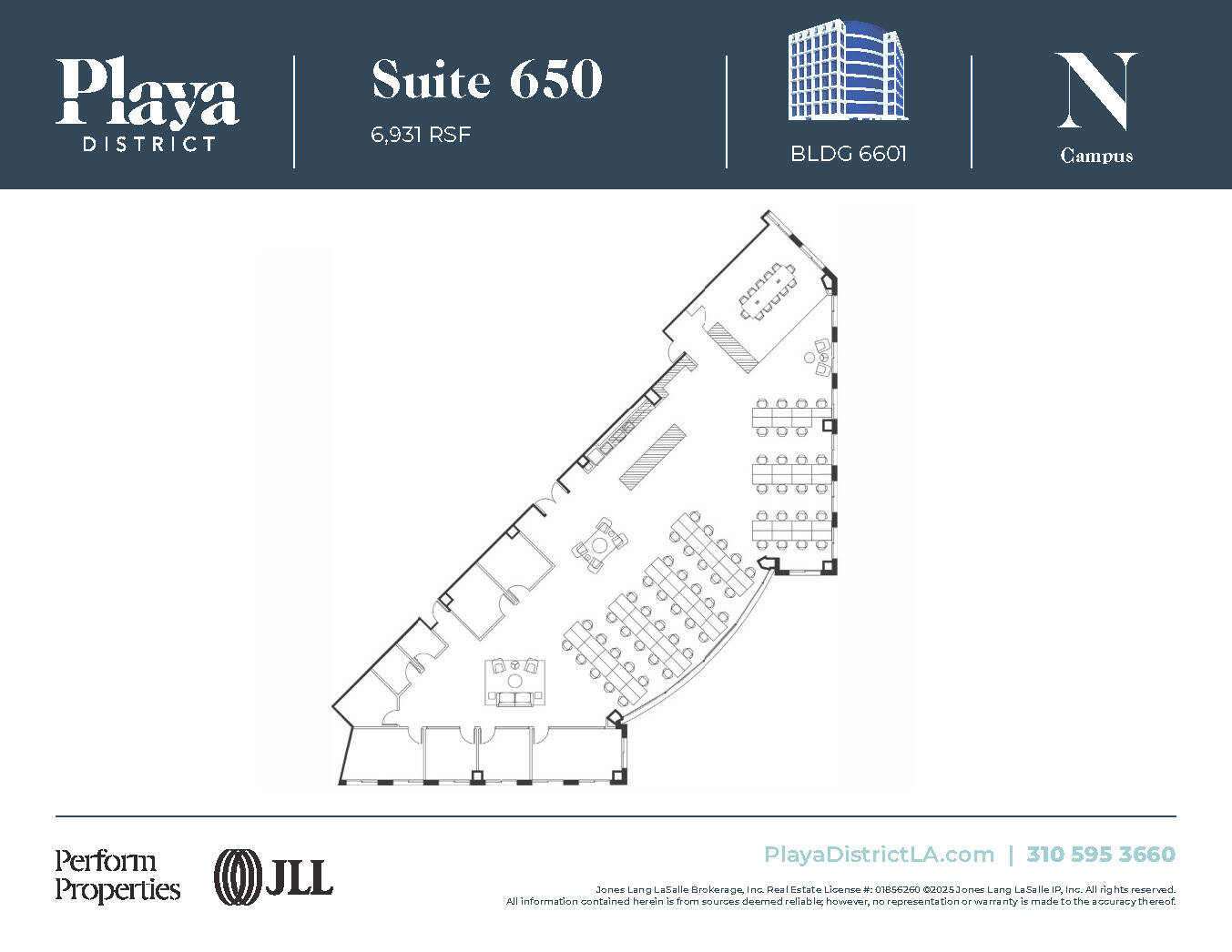 6100 Center Dr, Los Angeles, CA à louer Plan d’étage– Image 1 sur 1
