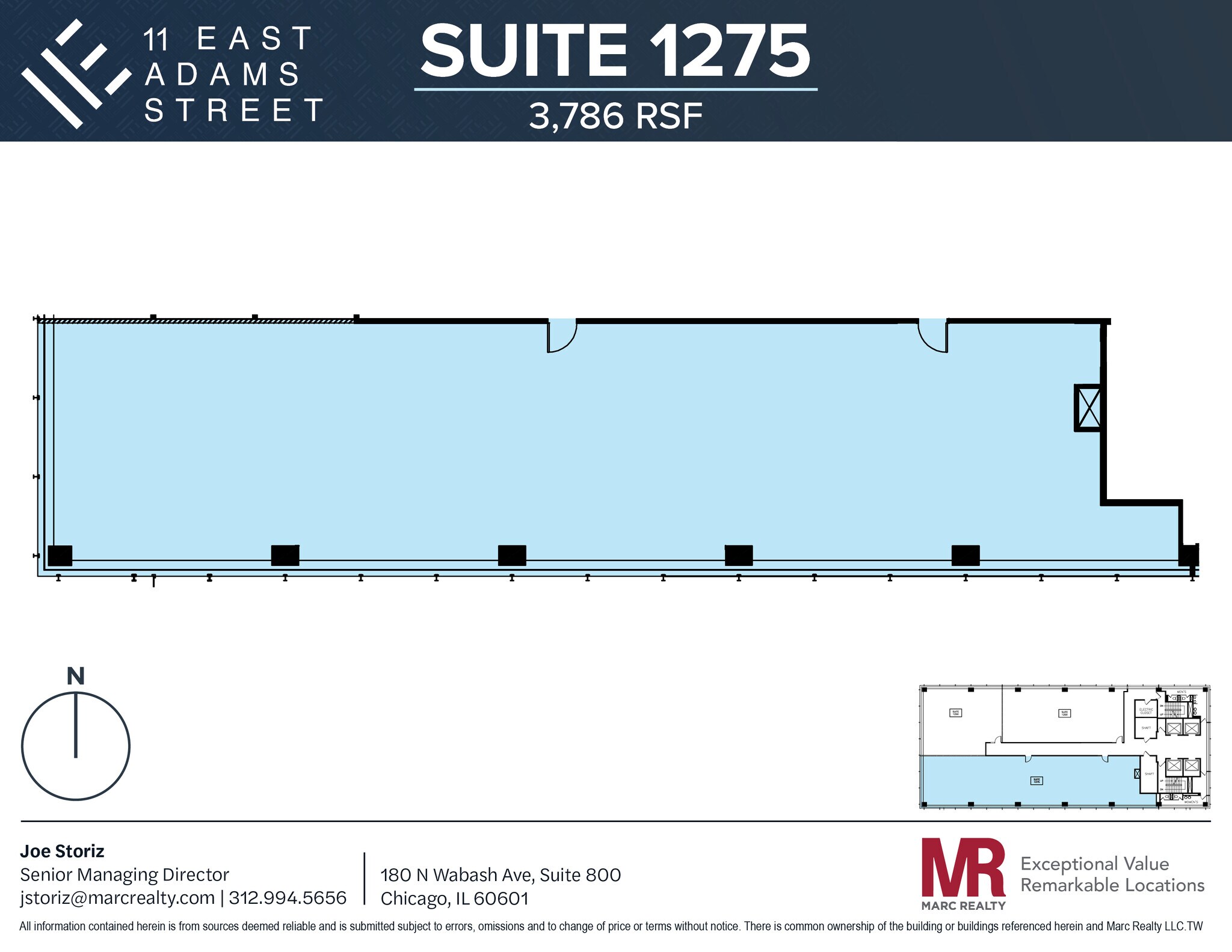11 E Adams St, Chicago, IL à louer Photo intérieure– Image 1 sur 2