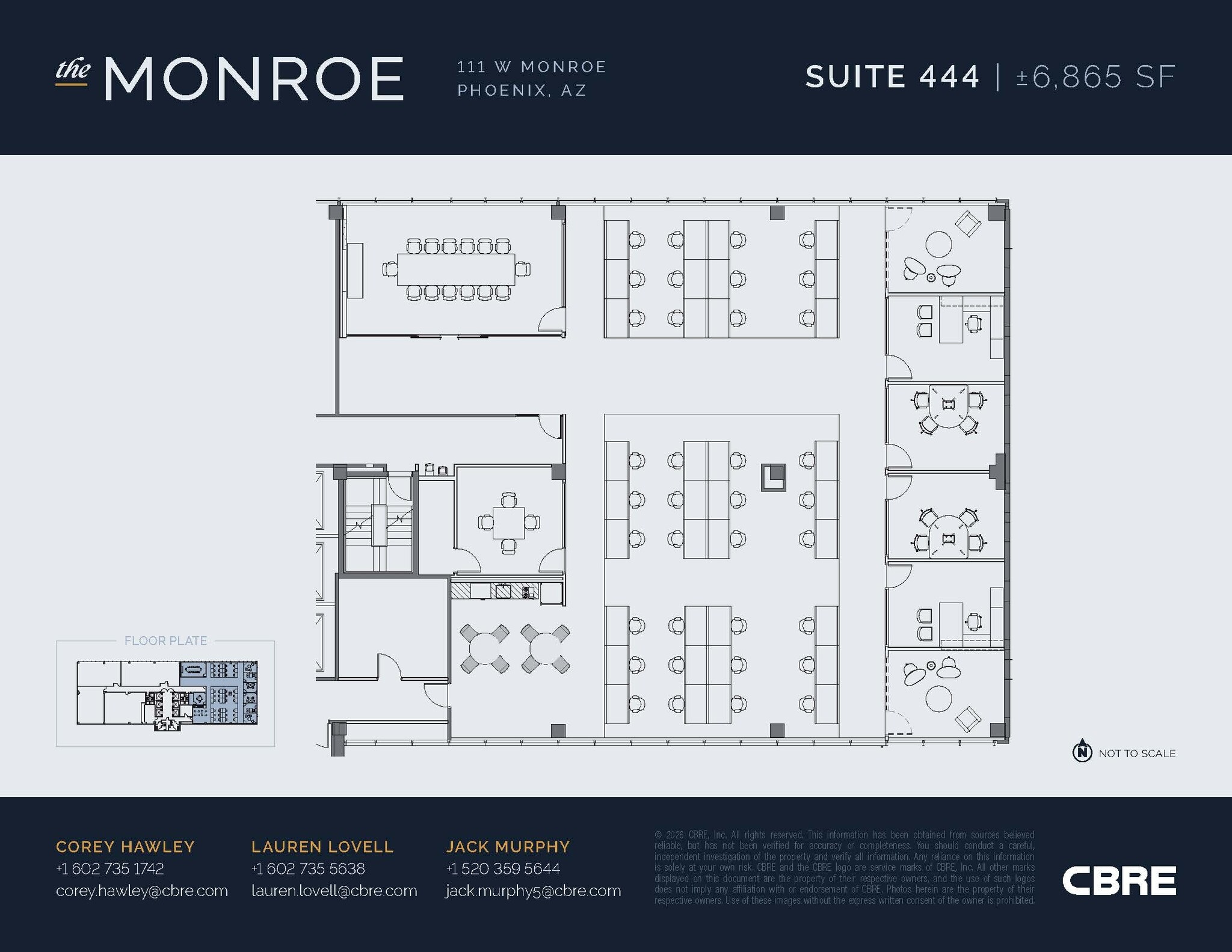 111 W Monroe St, Phoenix, AZ à louer Photo intérieure– Image 1 sur 1