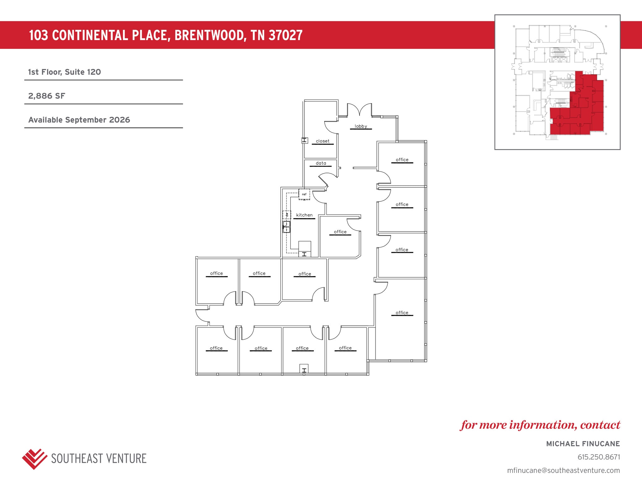 103 Continental Pl, Brentwood, TN à louer Plan d’étage– Image 1 sur 1