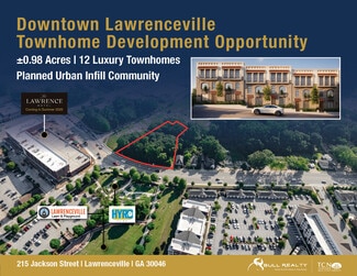 Plus de détails pour 215 Jackson St, Lawrenceville, GA - Terrain à vendre
