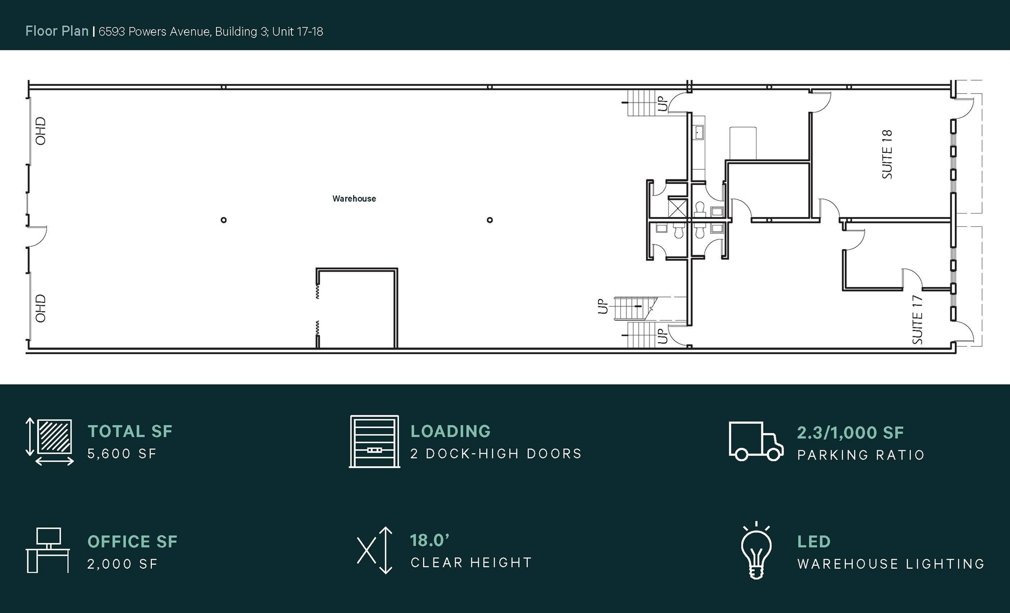 6593 Powers Ave, Jacksonville, FL à louer Plan d’étage– Image 1 sur 1