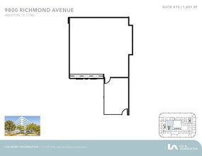 9800 Richmond Ave, Houston, TX à louer Plan d’étage– Image 1 sur 1