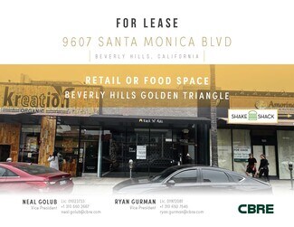 Plus de détails pour 9601-9609 Santa Monica Blvd, Beverly Hills, CA - Local commercial à louer