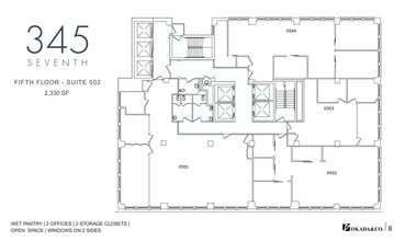 345 Seventh Ave, New York, NY à louer Plan d’étage– Image 1 sur 1