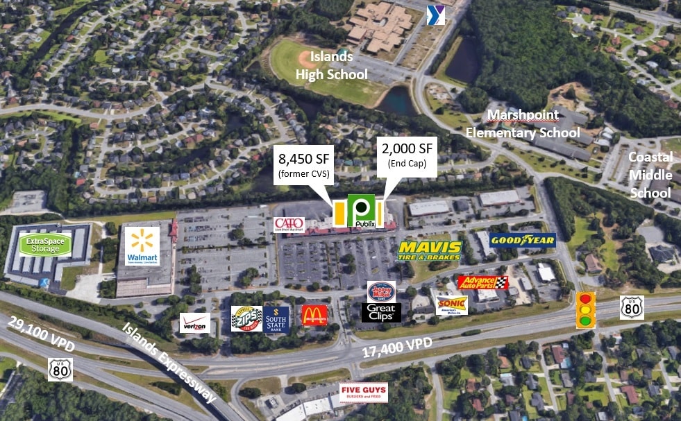 4717 US Highway 80 E, Savannah, GA à louer Aérien– Image 1 sur 1