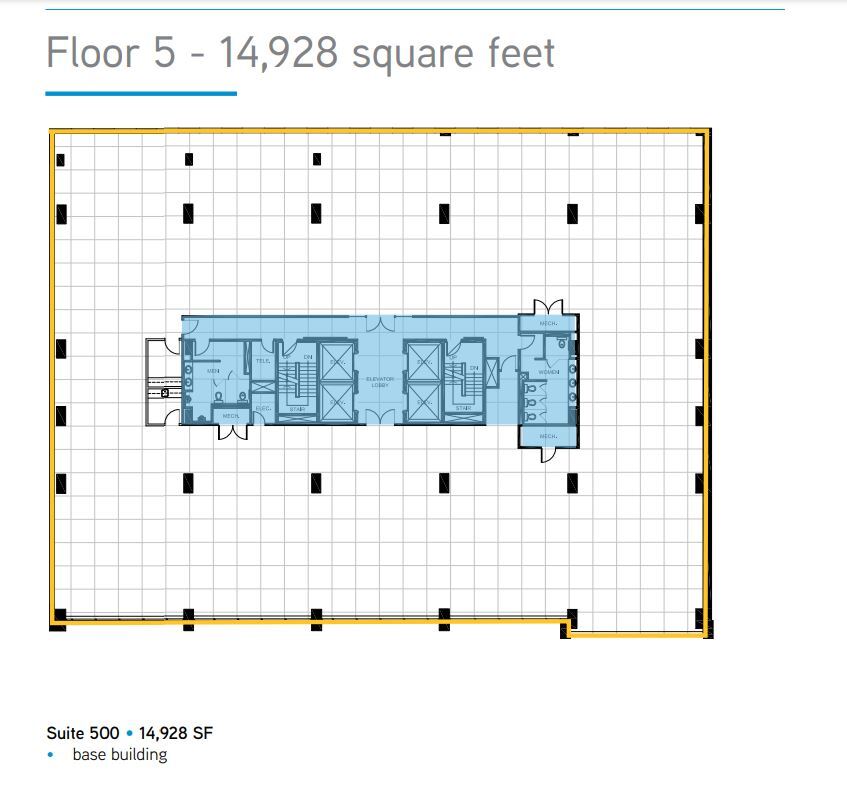840 7th Ave SW, Calgary, AB à louer Plan d’étage– Image 1 sur 1