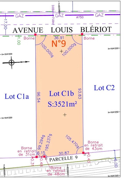 Terrain dans Frépillon à vendre - Plan d’étage – Image 2 sur 2