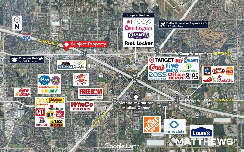 303-414 E Camp Wisdom Rd, Duncanville, TX à louer - Photo de l’immeuble – Image 3 sur 4