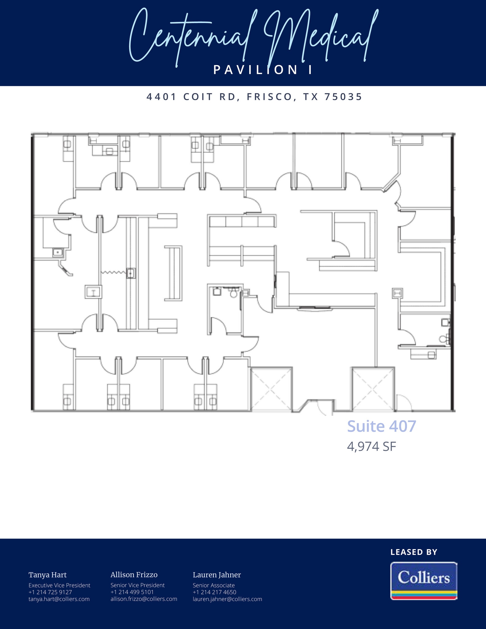 4401 Coit Rd, Frisco, TX à louer Plan d’étage– Image 1 sur 1