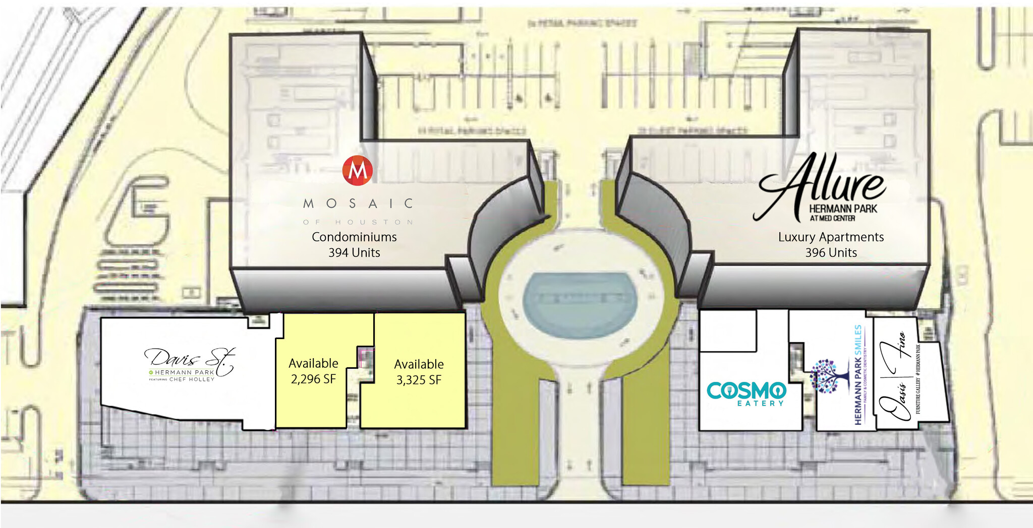 5927 Almeda Rd, Houston, TX à louer Plan de site– Image 1 sur 2