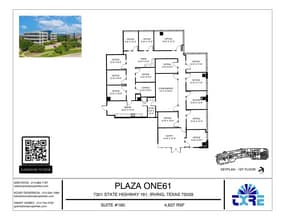7301 N State Highway 161, Irving, TX à louer Plan d’étage– Image 1 sur 2