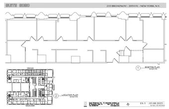 233 Broadway, New York, NY à louer Plan d’étage– Image 1 sur 1