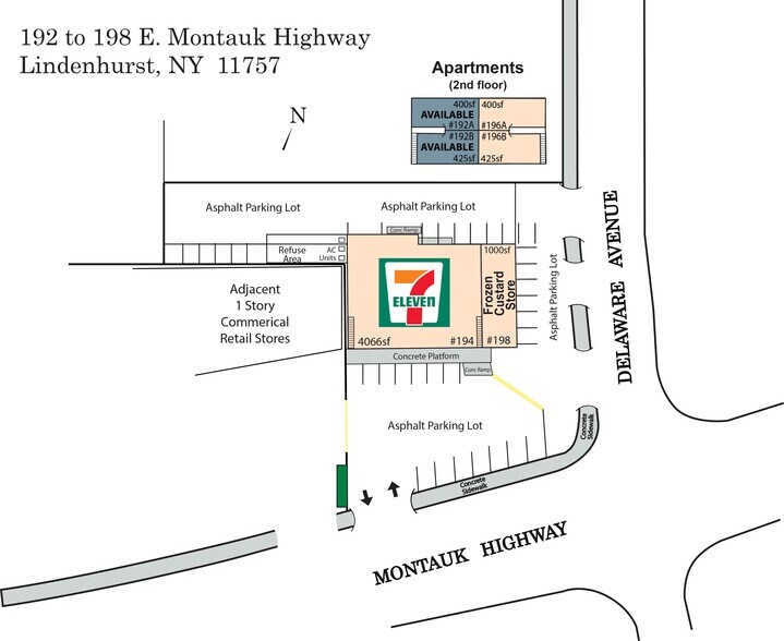 192-198 E Montauk Hwy, Lindenhurst, NY à vendre - Photo de l’immeuble – Image 2 sur 5
