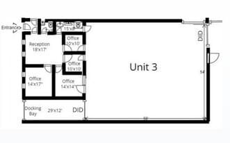2039-2041 Foster Ave, Wheeling, IL à louer Plan d’étage– Image 1 sur 1
