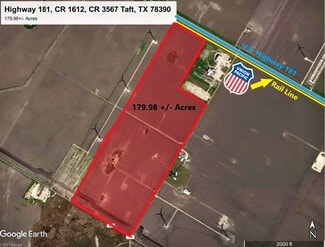 Plus de détails pour 0000 Highway 181 Cr 1612 Cr 2567 Hwy, Taft, TX - Terrain à vendre