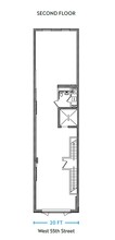 44 W 55th St, New York, NY à louer Plan d’étage– Image 1 sur 8