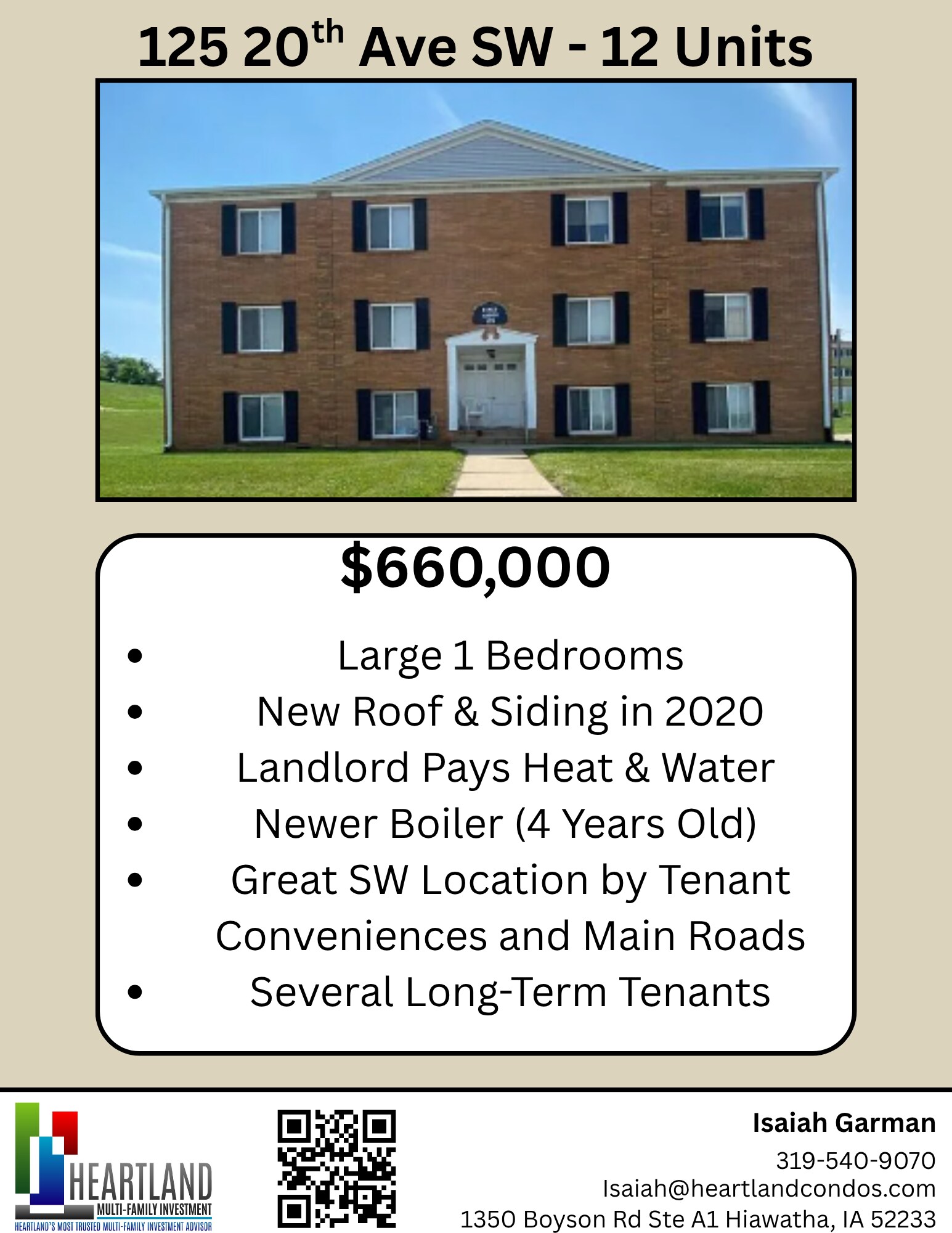 125 20th Ave SW, Cedar Rapids, IA à vendre Photo principale– Image 1 sur 14