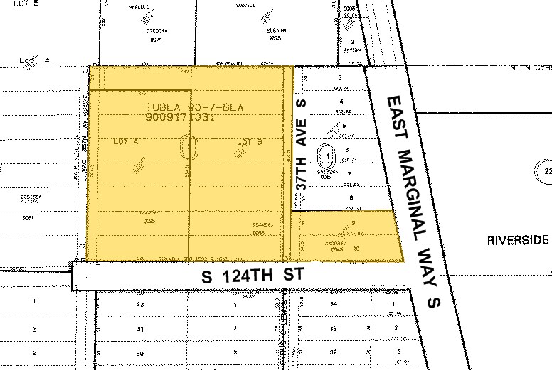 3600 S 124th St, Tukwila, WA à louer - Plan cadastral – Image 3 sur 3