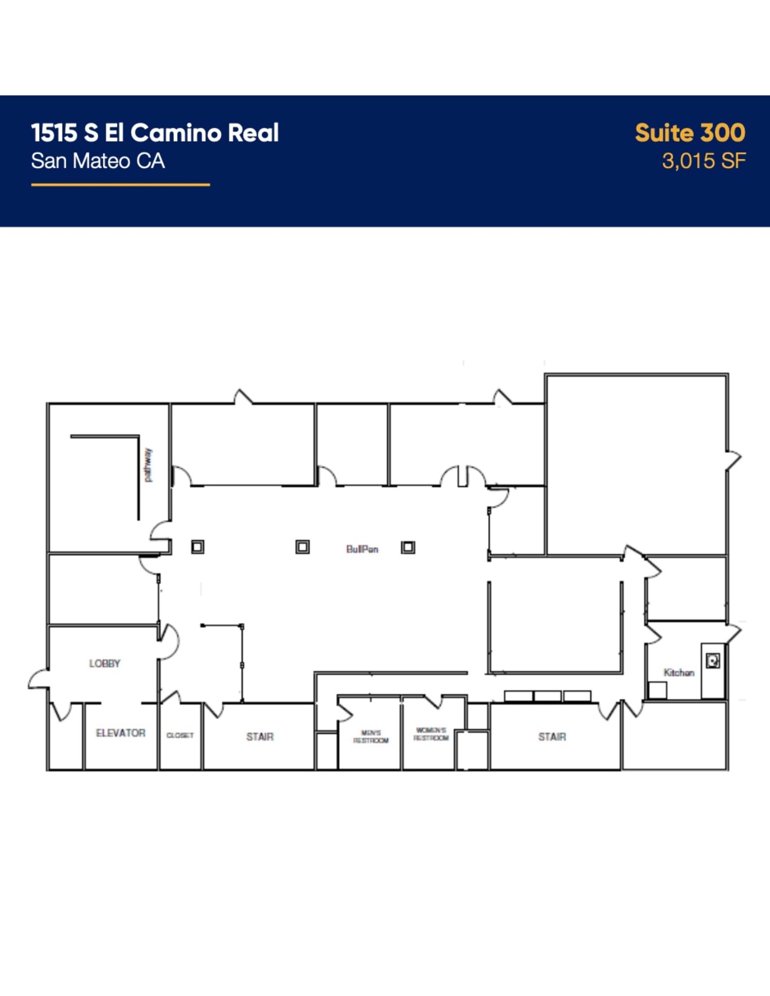 1515-1521 S El Camino Real, San Mateo, CA à louer Plan de site– Image 1 sur 1