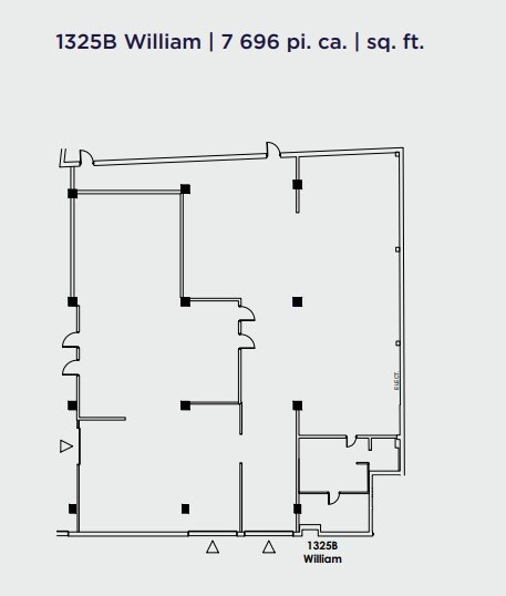 1320-1390 Rue Barré, Montréal, QC à louer Plan d’étage– Image 1 sur 1