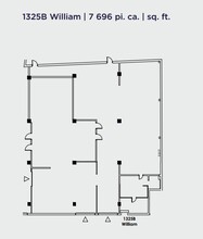 1320-1390 Rue Barré, Montréal, QC à louer Plan d’étage– Image 1 sur 1