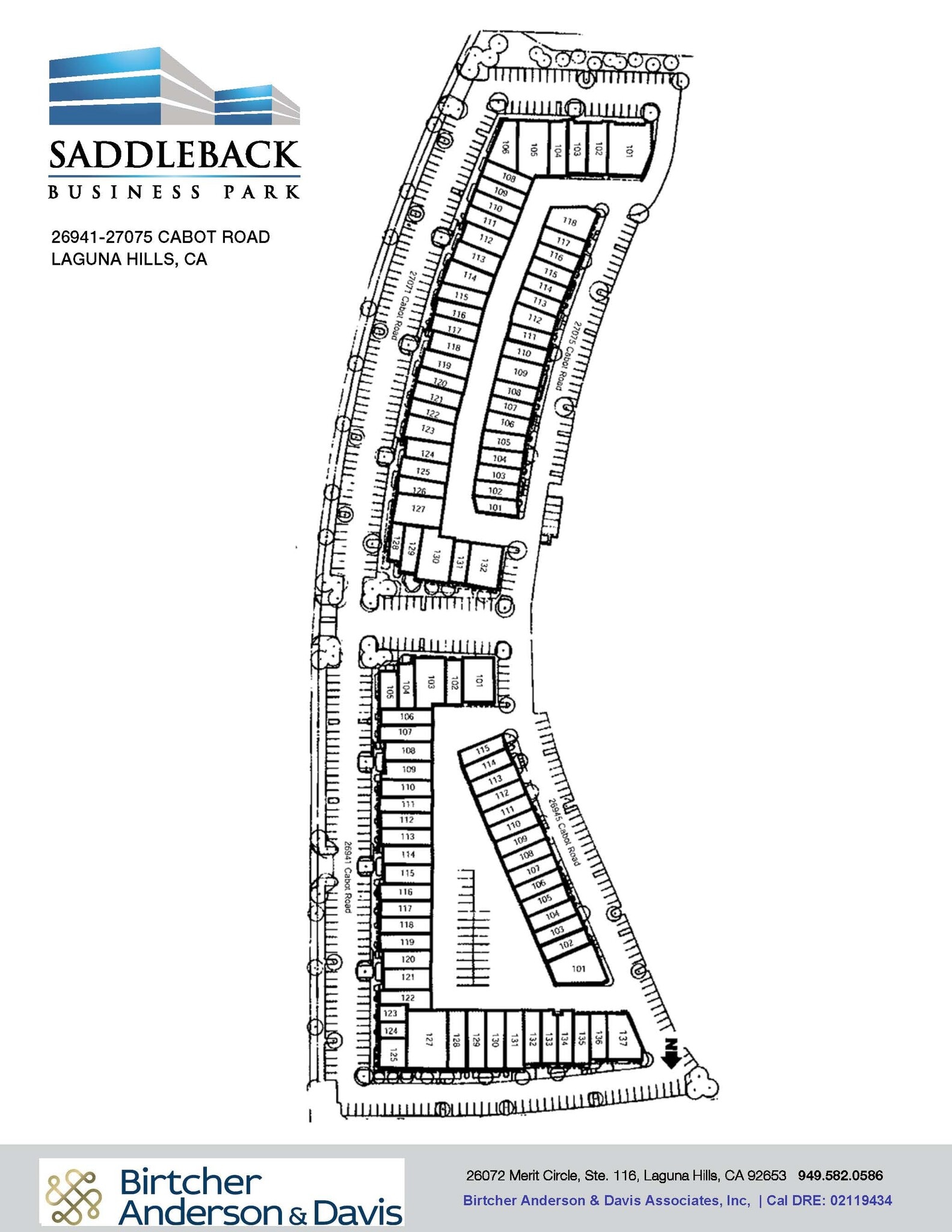 26941 Cabot Rd, Laguna Hills, CA à louer Plan de site– Image 1 sur 3