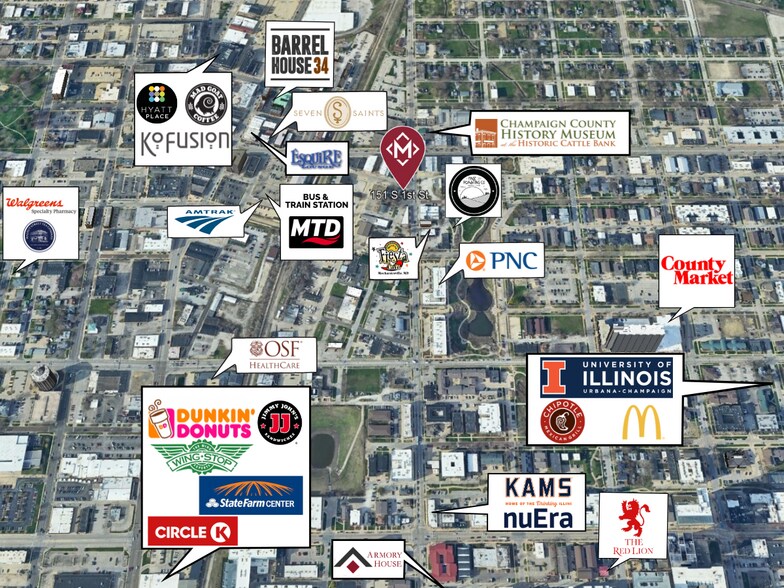 115 S 1st St, Champaign, IL à vendre - Photo de l’immeuble – Image 3 sur 7