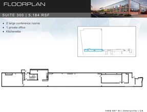 1400 65th St, Emeryville, CA à louer Plan d’étage– Image 1 sur 1