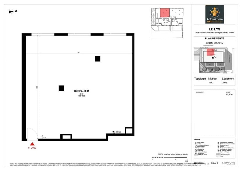 Local commercial dans Bourgoin-Jallieu à vendre - Plan d’étage – Image 2 sur 4