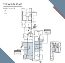2301 W Dunlap Ave, Phoenix, AZ à louer Plan d’étage– Image 1 sur 1