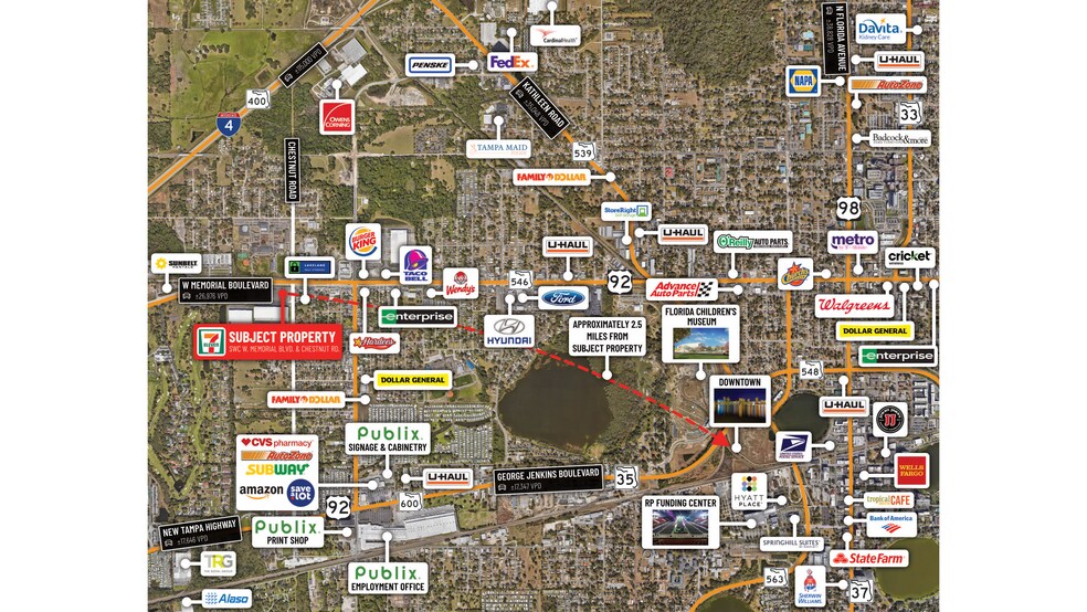 2450 W Memorial Blvd, Lakeland, FL à vendre - Photo de l’immeuble – Image 3 sur 4