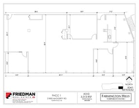 21800 Haggerty Rd, Northville, MI à louer Plan d’étage– Image 1 sur 3