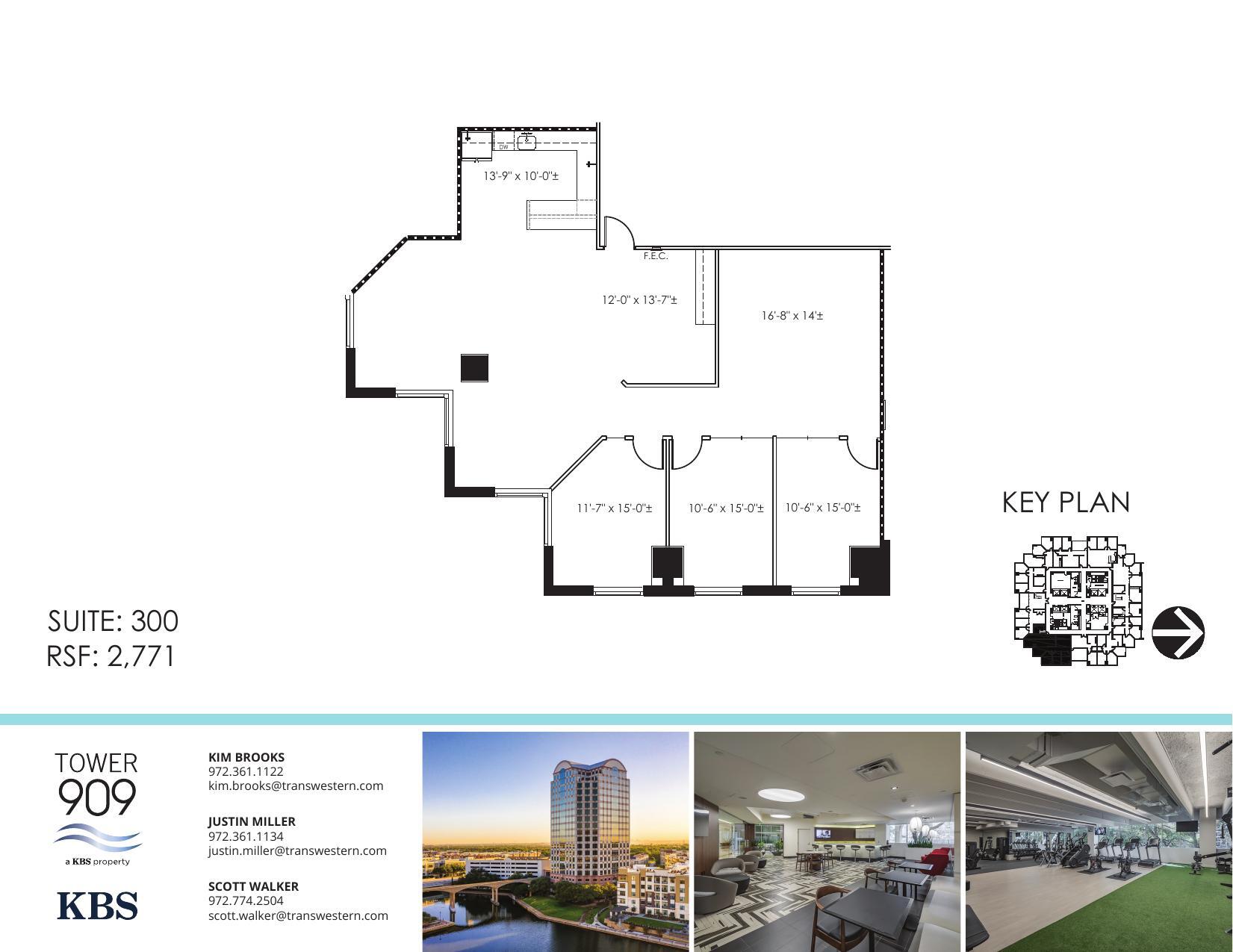 909 Lake Carolyn Pky, Irving, TX à louer Plan d’étage– Image 1 sur 1