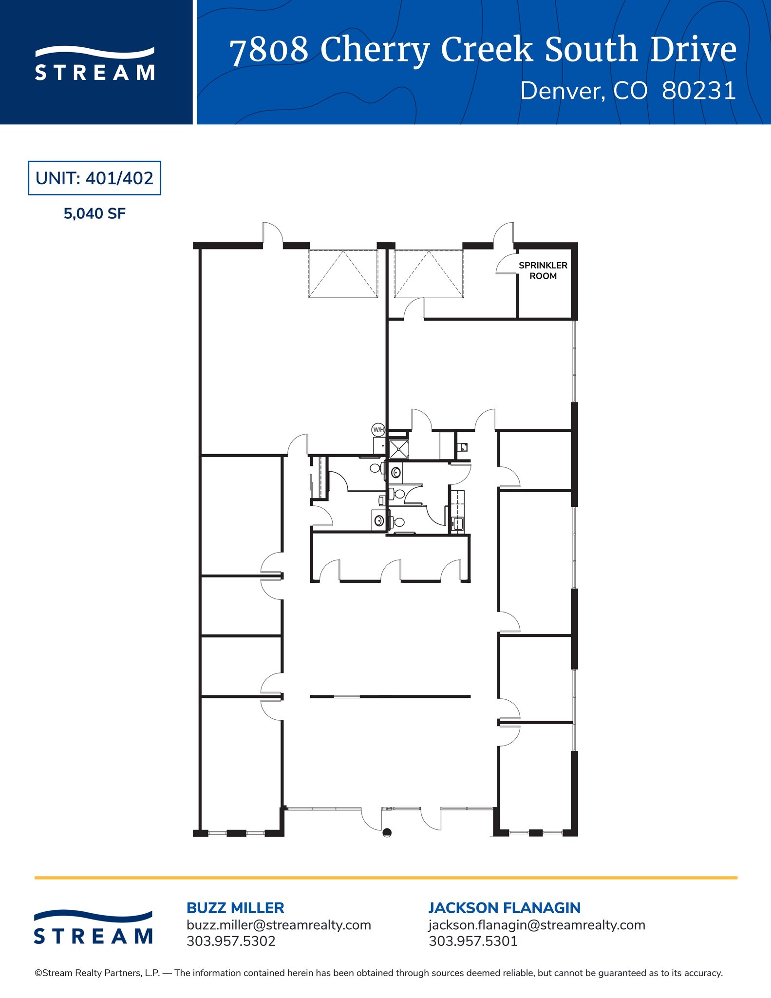 7808 E Cherry Creek South Dr, Denver, CO à louer Plan de site– Image 1 sur 1