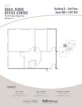 300-490 Quail Ridge Dr, Westmont, IL à louer Plan d’étage– Image 1 sur 1