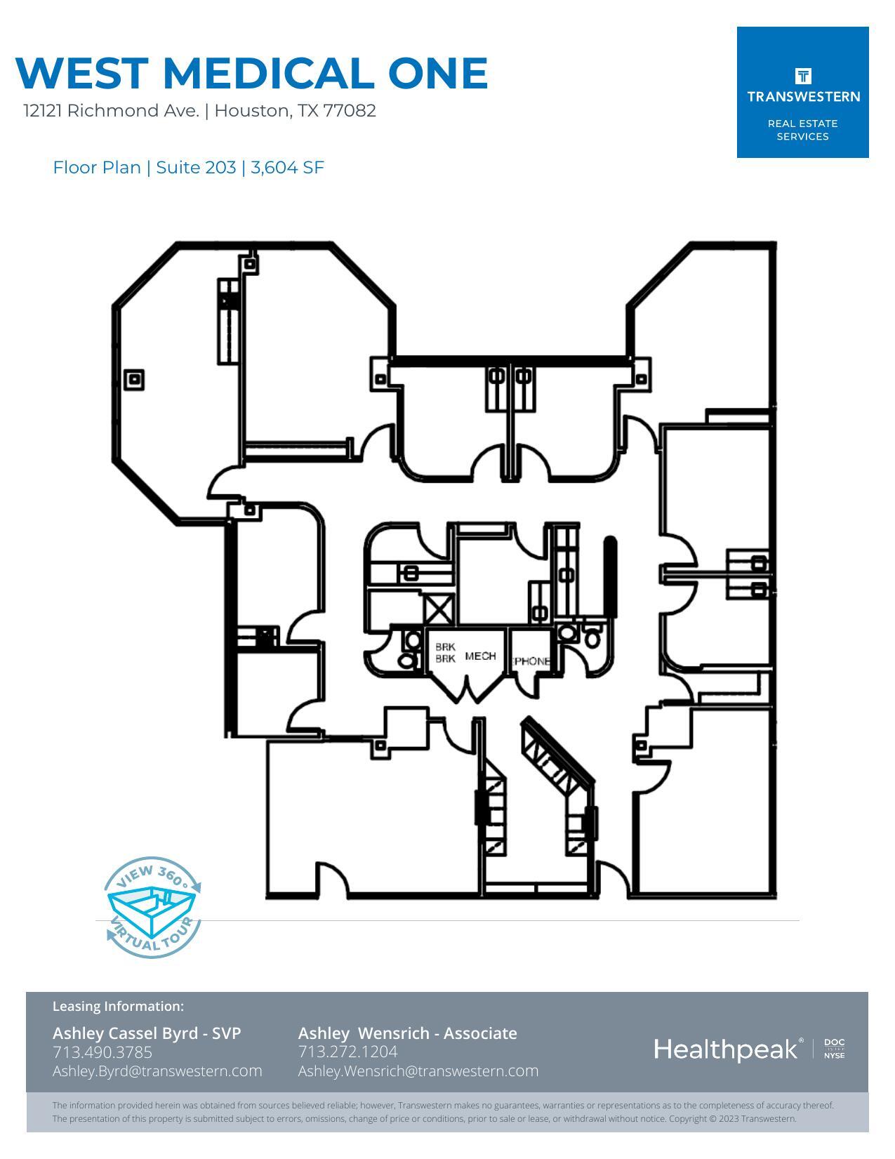 12121 Richmond Ave, Houston, TX à louer Plan d’étage– Image 1 sur 2