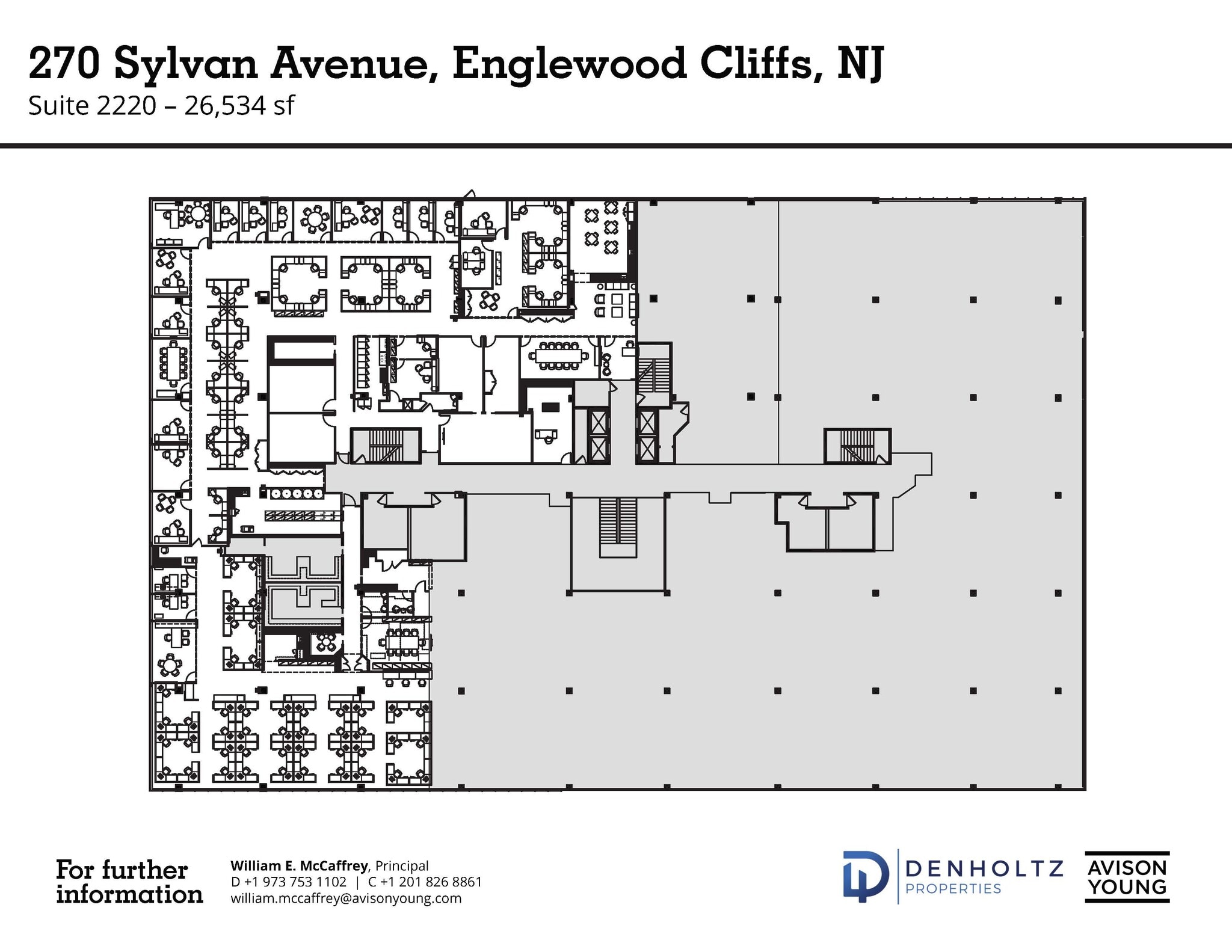 270 Sylvan Ave, Englewood Cliffs, NJ à louer Plan d’étage– Image 1 sur 1