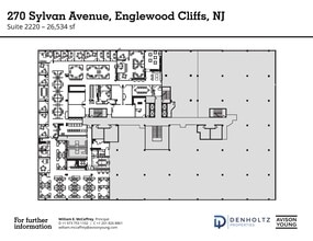 270 Sylvan Ave, Englewood Cliffs, NJ à louer Plan d’étage– Image 1 sur 1